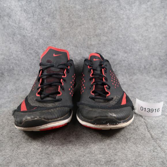 Nike Shoes Mens 11 Athletic Trainer FS Lite Run Sneakers Black Red Lightweight - Picture 2 of 14